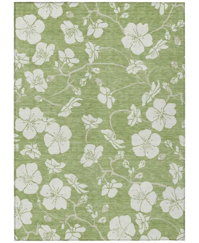 Addison Chantille Mahine Washable Acn1032 9'x12' Area Rug In Grass