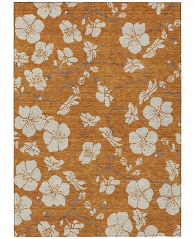 Addison Chantille Mahine Washable Acn1032 9'x12' Area Rug In Paprika