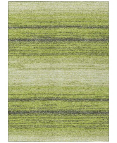 Addison Chantille Mahine Washable Acn1033 10'x14' Area Rug In Lime