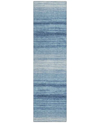 Addison Chantille Mahine Washable Acn1033 2'3"x7'6" Runner Area Rug In Blue