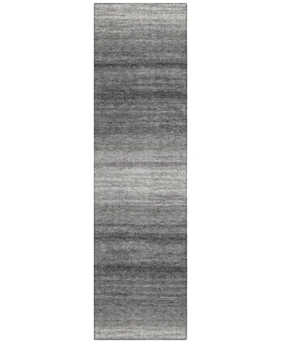 Addison Chantille Mahine Washable Acn1033 2'3"x7'6" Runner Area Rug In Gray