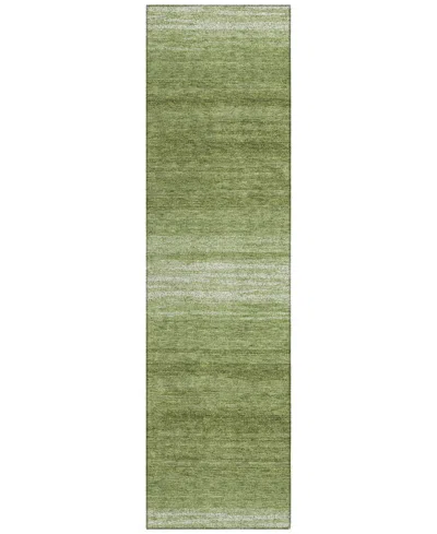 Addison Chantille Mahine Washable Acn1033 2'3"x7'6" Runner Area Rug In Green