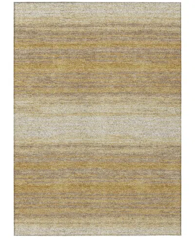 Addison Chantille Mahine Washable Acn1033 5'x7'6" Area Rug In Gold