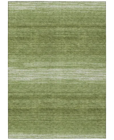 Addison Chantille Machine Washable Acn1033 5'x7'6" Area Rug In Green