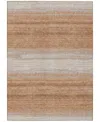 Addison Chantille Mahine Washable Acn1033 8'x10' Area Rug In Copper