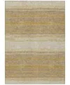 Addison Chantille Mahine Washable Acn1033 8'x10' Area Rug In Gold