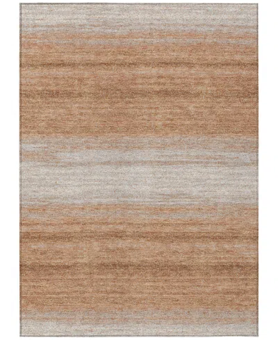 Addison Chantille Mahine Washable Acn1033 9'x12' Area Rug In Copper