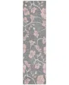 Addison Chantille Mahine Washable Acn1034 2'3"x7'6" Runner Area Rug In Gray