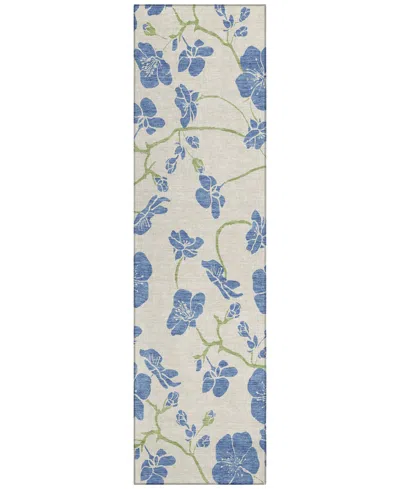 Addison Chantille Mahine Washable Acn1034 2'3"x7'6" Runner Area Rug In Ivory