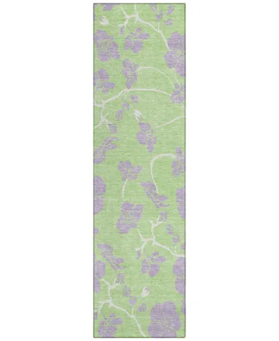 Addison Chantille Mahine Washable Acn1034 2'3"x7'6" Runner Area Rug In Mint