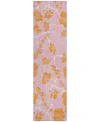 Addison Chantille Mahine Washable Acn1034 2'3"x7'6" Runner Area Rug In Pink