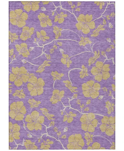 Addison Chantille Mahine Washable Acn1034 3'x5' Area Rug In Purple