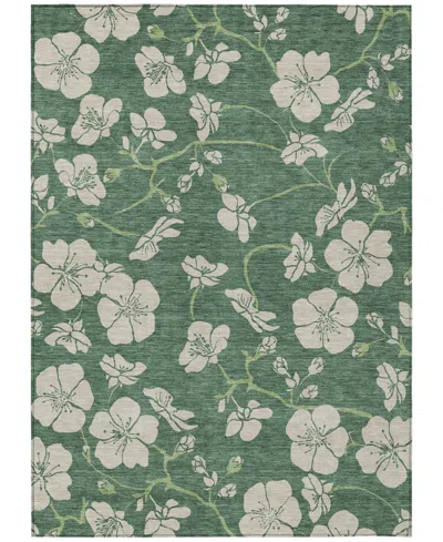 Addison Chantille Mahine Washable Acn1034 5'x7'6" Area Rug In Sage