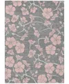 Addison Chantille Mahine Washable Acn1034 8'x10' Area Rug In Gray