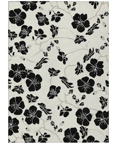 Addison Chantille Mahine Washable Acn1034 9'x12' Area Rug In Ivory