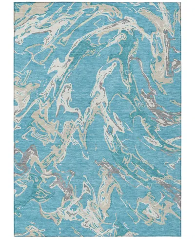 Addison Chantille Mahine Washable Acn1035 2'6"x3'10" Area Rug In Teal