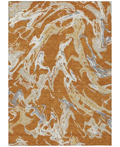 Addison Chantille Mahine Washable Acn1035 3'x5' Area Rug In Copper