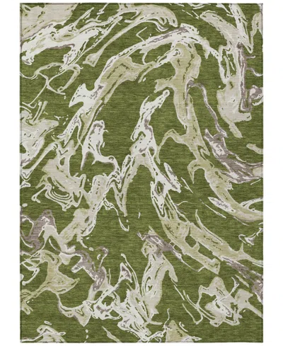 Addison Chantille Mahine Washable Acn1035 3'x5' Area Rug In Olive