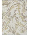 Addison Chantille Mahine Washable Acn1035 5'x7'6" Area Rug In Ivory
