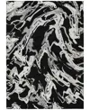 Addison Chantille Machine Washable Acn1035 8'x10' Area Rug In Black