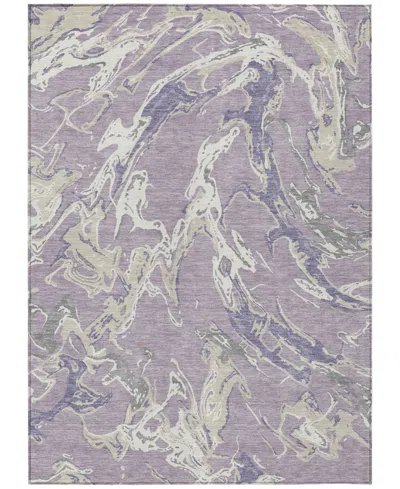 Addison Chantille Machine Washable Acn1035 9'x12' Area Rug In Lavender