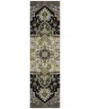 Addison Chantille Mahine Washable Acn1036 2'3"x7'6" Runner Area Rug In Black