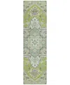Addison Chantille Mahine Washable Acn1036 2'3"x7'6" Runner Area Rug In Green
