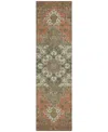 Addison Chantille Mahine Washable Acn1036 2'3"x7'6" Runner Area Rug In Rust