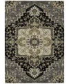 Addison Chantille Mahine Washable Acn1036 2'6"x3'10" Area Rug In Black
