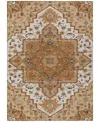 Addison Chantille Mahine Washable Acn1036 2'6"x3'10" Area Rug In Terracotta