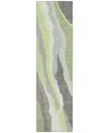 Addison Chantille Mahine Washable Acn1047 2'3"x7'6" Runner Area Rug In Mint