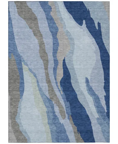 Addison Chantille Machine Washable Acn1047 2'6"x3'10" Area Rug In Blue