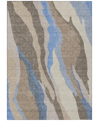 Addison Chantille Mahine Washable Acn1047 2'6"x3'10" Area Rug In Taupe