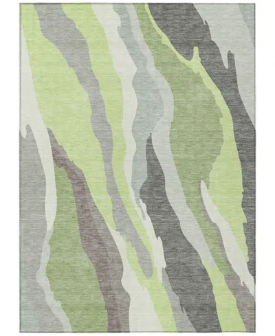 Addison Chantille Mahine Washable Acn1047 9'x12' Area Rug In Mint