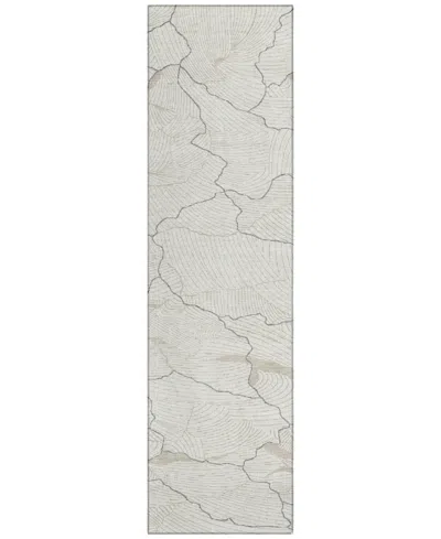 Addison Chantille Mahine Washable Acn1048 2'3"x7'6" Runner Area Rug In Ivory
