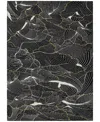 Addison Chantille Machine Washable Acn1048 3'x5' Area Rug In Black