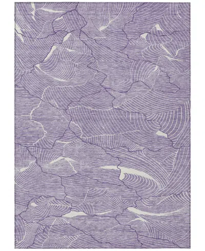 Addison Chantille Mahine Washable Acn1048 3'x5' Area Rug In Purple