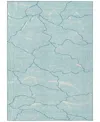 Addison Chantille Mahine Washable Acn1048 8'x10' Area Rug In Aqua
