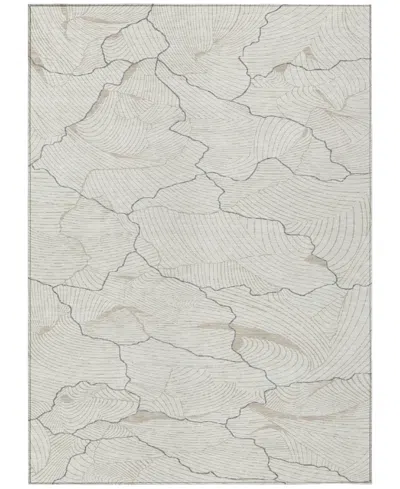 Addison Chantille Mahine Washable Acn1048 9'x12' Area Rug In Ivory