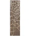Addison Chantille Mahine Washable Acn1049 2'3"x7'6" Runner Area Rug In Brown