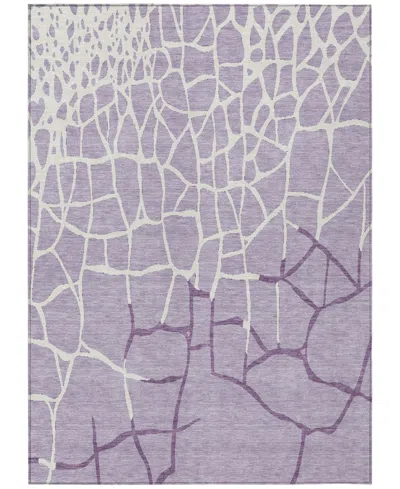 Addison Chantille Mahine Washable Acn1049 2'6"x3'10" Area Rug In Lavender