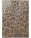 Addison Chantille Mahine Washable Acn1049 5'x7'6" Area Rug In Brown