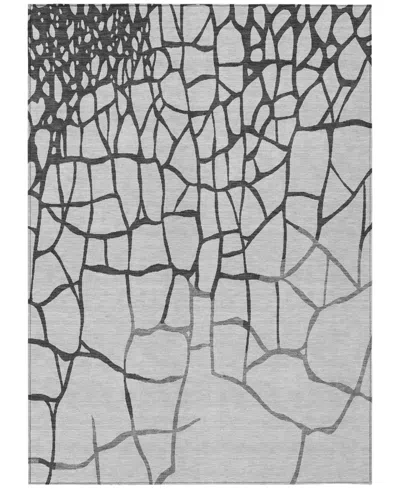 Addison Chantille Machine Washable Acn1049 8'x10' Area Rug In Gray