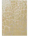 Addison Chantille Mahine Washable Acn1049 9'x12' Area Rug In Gold