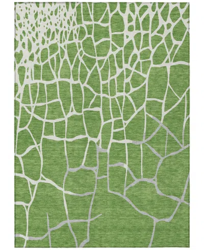 Addison Chantille Mahine Washable Acn1049 9'x12' Area Rug In Green