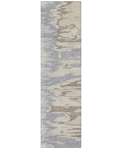 Addison Chantille Mahine Washable Acn1050 2'3"x7'6" Runner Area Rug In Beige