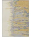 Addison Chantille Mahine Washable Acn1050 2'6"x3'10" Area Rug In Gold