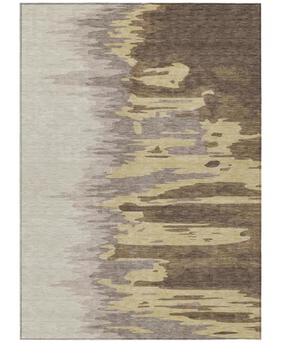 Addison Chantille Mahine Washable Acn1050 3'x5' Area Rug In Coffee