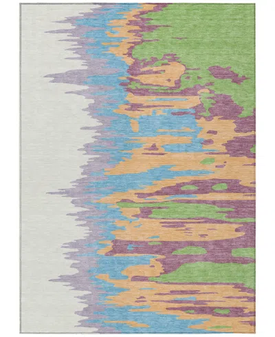 Addison Chantille Mahine Washable Acn1050 3'x5' Area Rug In Peach