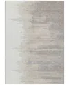 Addison Chantille Mahine Washable Acn1050 5'x7'6 Area Rug In Ivory